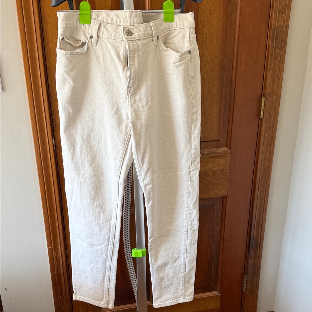Banana Republic Factory Men's Cream Slim Jeans